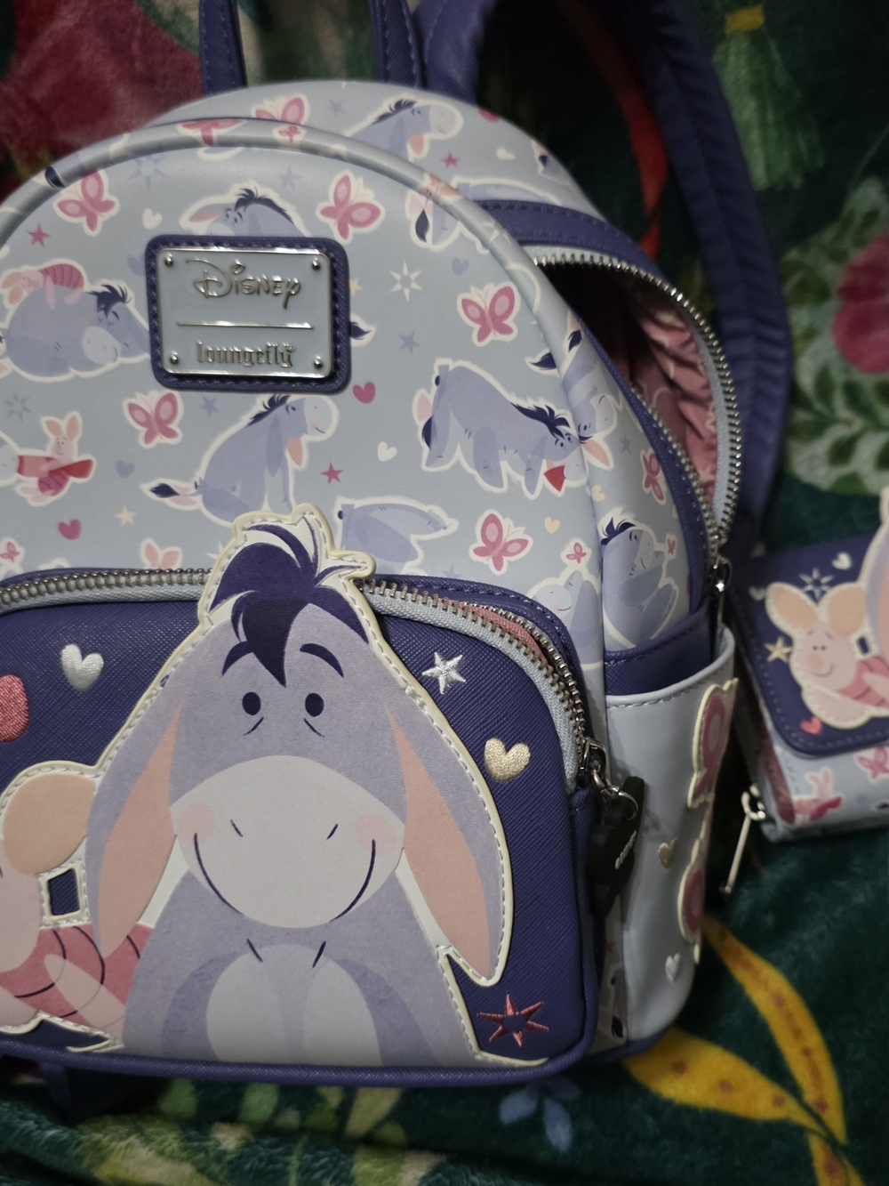 Loungefly Disney Eeyore Purple and Lavender Mini Backpack